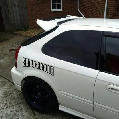 Sticker Master "SLOW CAR CLUB" JDM Ön Cam Sticker Sticker Master