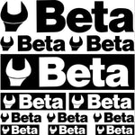Sticker Masters Beta Sponsor Set Sticker Oto Motor Araba 2 Sticker Master