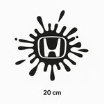 Sticker Masters Honda Boya Sıçraması Sticker Oto Araç Çıkartma Etiket 20 Cm Sticker Master
