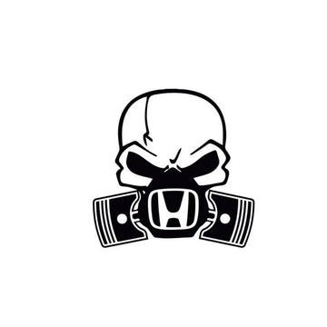 Sticker Masters Honda Piston Motor Sticker Oto Araç Çıkartma Etiket 20 Cm Sticker Master