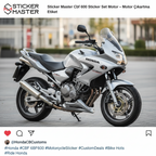 Sticker Master Cbf 600 Komple Sticker Set Motor Çıkartma Etiket