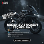 Sticker Master 3 Adet Yamaha Araç Sticker Seti - 15 Cm Motor Çıkartma Etiket