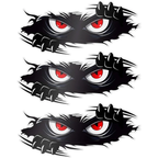 Sticker Master 3’lü Peeking Monster Sticker Seti – Su Geçirmez 3D Tarz Vinil Çıkartma Etiket Yapıştırma