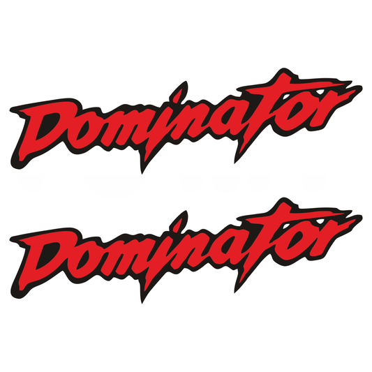 Sticker Master Dominator Sticker Oto Araç Motor Çıkartma Etiket 2 Adet