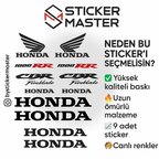 Sticker Master Honda 1000RR Komple Sticker Set Motor Çıkartma Etiket