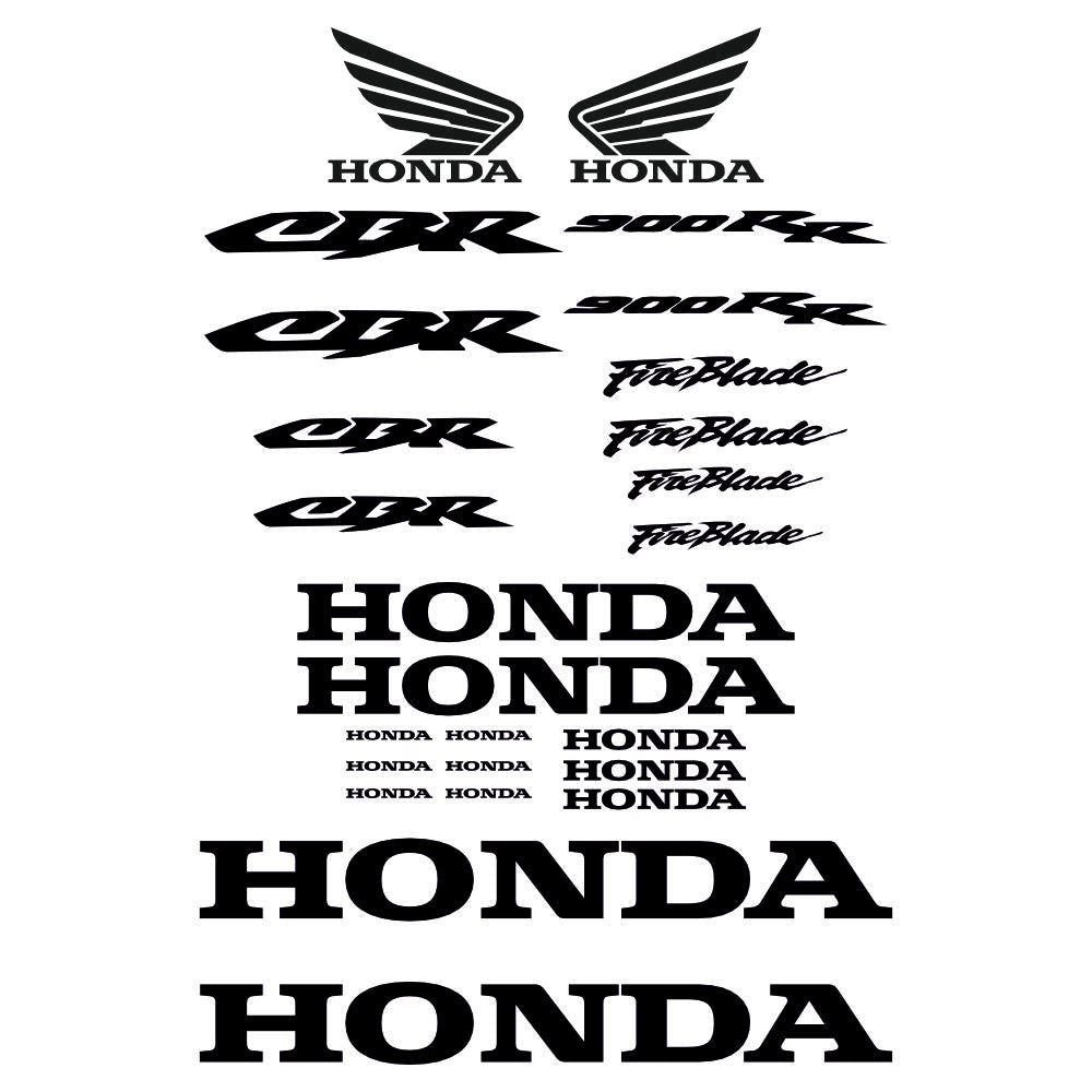 Sticker Master Honda Cbr 900RR Komple Sticker Set Motor Çıkartma Etiket