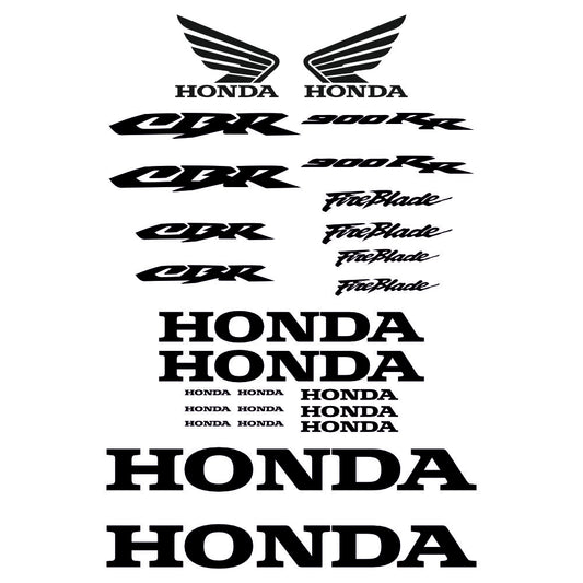 Sticker Master Honda Cbr 900RR Komple Sticker Set Motor Çıkartma Etiket