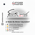 Sticker Master Honda Cr-v Sports Mind Sticker Oto Araç Çıkartma Etiket 30 Cm
