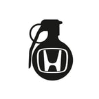 Sticker Master Honda El Bombası Sticker Oto Araç Çıkartma Etiket 13 Cm Sticker Master