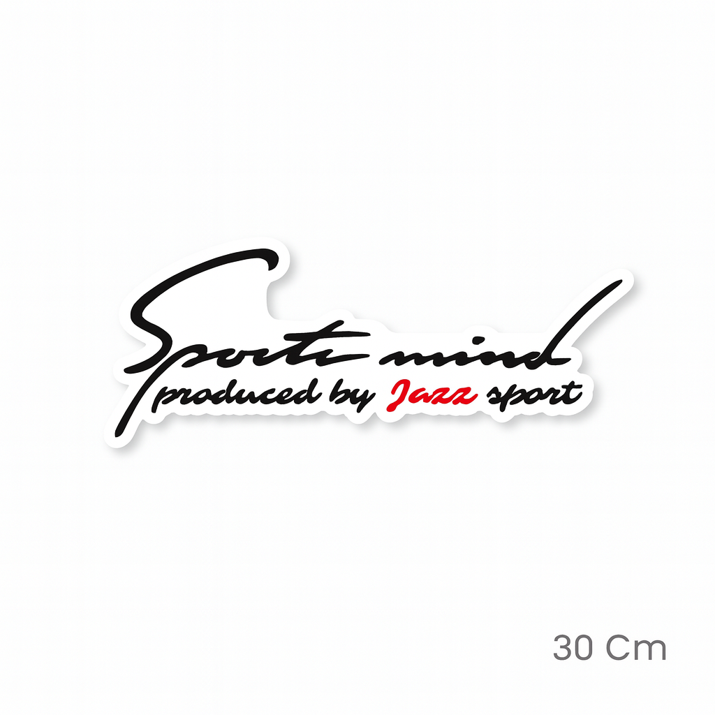 Sticker Master Honda Jazz Sports Mind Sticker Oto Araç Çıkartma Etiket 30 Cm