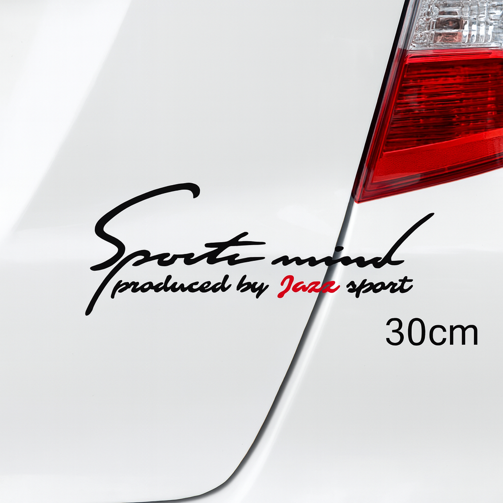 Sticker Master Honda Jazz Sports Mind Sticker Oto Araç Çıkartma Etiket 30 Cm