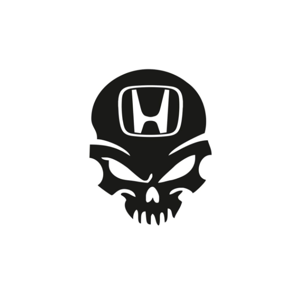 Sticker Master Honda Kafatası Sticker Oto Araç Çıkartma Etiket 20 Cm