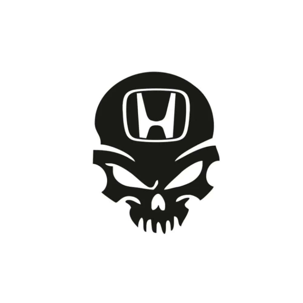 Sticker Master Honda Kafatası Sticker Oto Araç Çıkartma Etiket 20 Cm Sticker Master