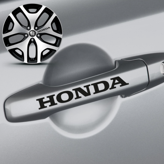 Sticker Master Honda Kapı Kolu Jant Sticker Oto Araç Çıkartma Etiket 8 Adet