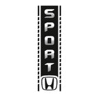 Sticker Master Honda Kısa Şerit Sticker Oto Araç Çıkartma Etiket 60 Cm Sticker Master