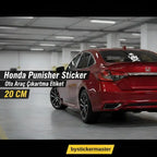 Sticker Master Honda Punisher Sticker Oto Araç Çıkartma Etiket 20 Cm Sticker Master