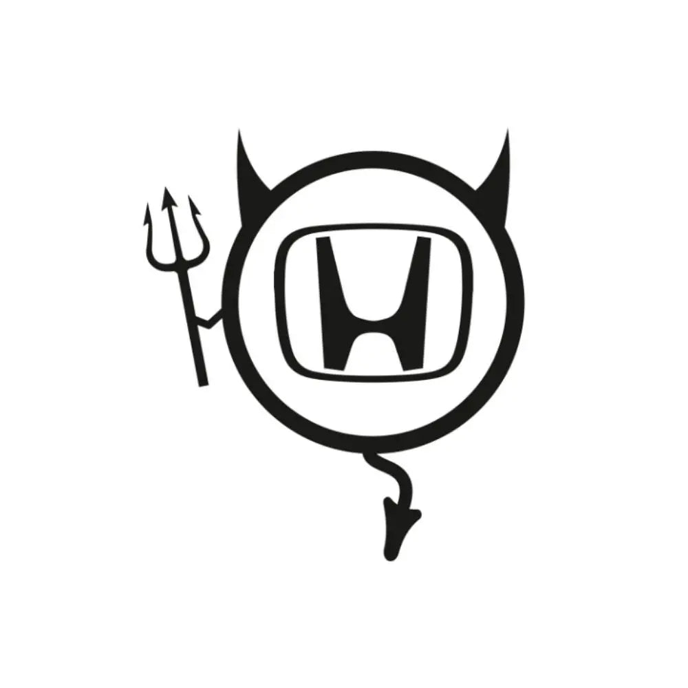 Sticker Master Honda Şeytan Sticker Oto Araç Çıkartma Etiket 15 Cm Sticker Master