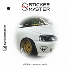 Sticker Master Süper Honda Sticker Oto Araç Çıkartma Etiket 22 Cm