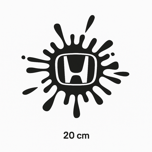 Sticker Masters Honda Boya Sıçraması Sticker Oto Araç Çıkartma Etiket 20 Cm