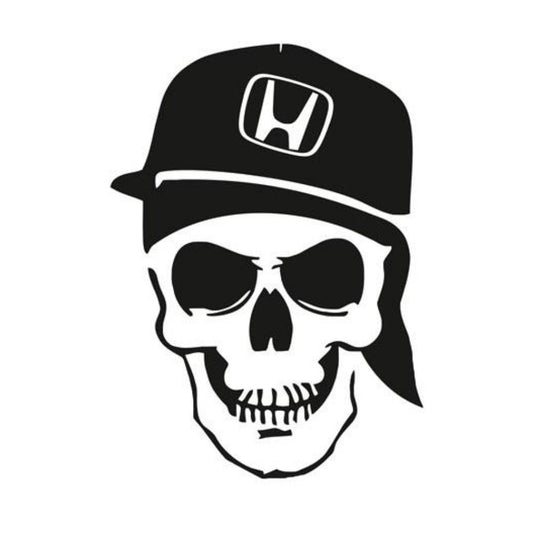 Sticker Master Honda Kurukafa Sticker Oto Araç Çıkartma Etiket 20 Cm