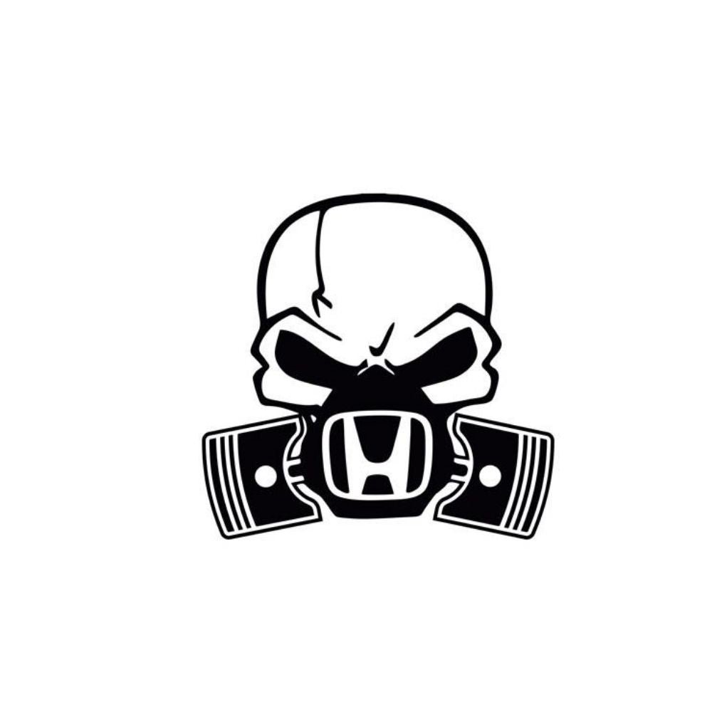 Sticker Masters Honda Piston Motor Sticker Oto Araç Çıkartma Etiket 20 Cm