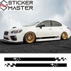 Subaru WRX Yan Şerit Sticker | Kapı Dekoru Seti - Sticker Master