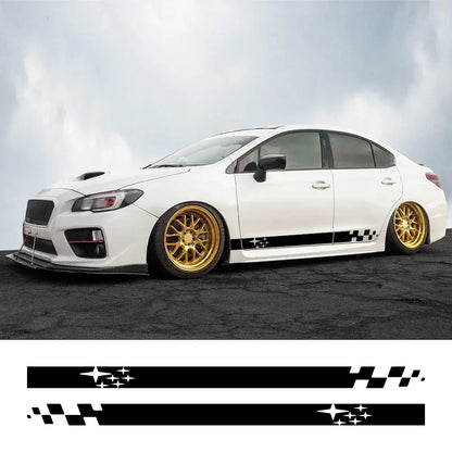 Sticker Master Subaru Impreza WRX STI Yan Kapı Şerit Sticker  GDB GVB 2018 2009 2008 2014 2002 2015 Oto Araba Etiket Yapıştırma(2 Adet) - Sticker Master