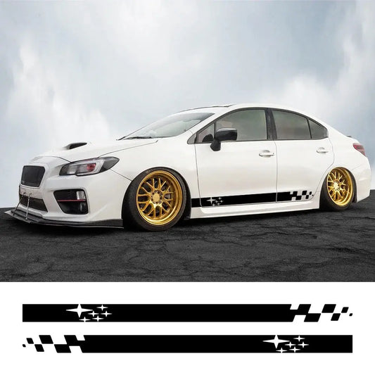 Sticker Master Subaru Impreza WRX STI Yan Kapı Şerit Sticker  GDB GVB 2018 2009 2008 2014 2002 2015 Oto Araba Etiket Yapıştırma(2 Adet) - Sticker Master