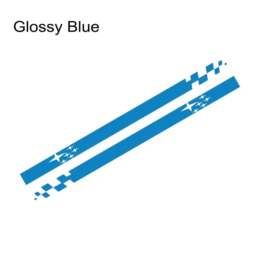 Sticker Master Subaru Impreza WRX STI Yan Kapı Şerit Sticker  GDB GVB 2018 2009 2008 2014 2002 2015 Oto Araba Etiket Yapıştırma(2 Adet) - Sticker Master