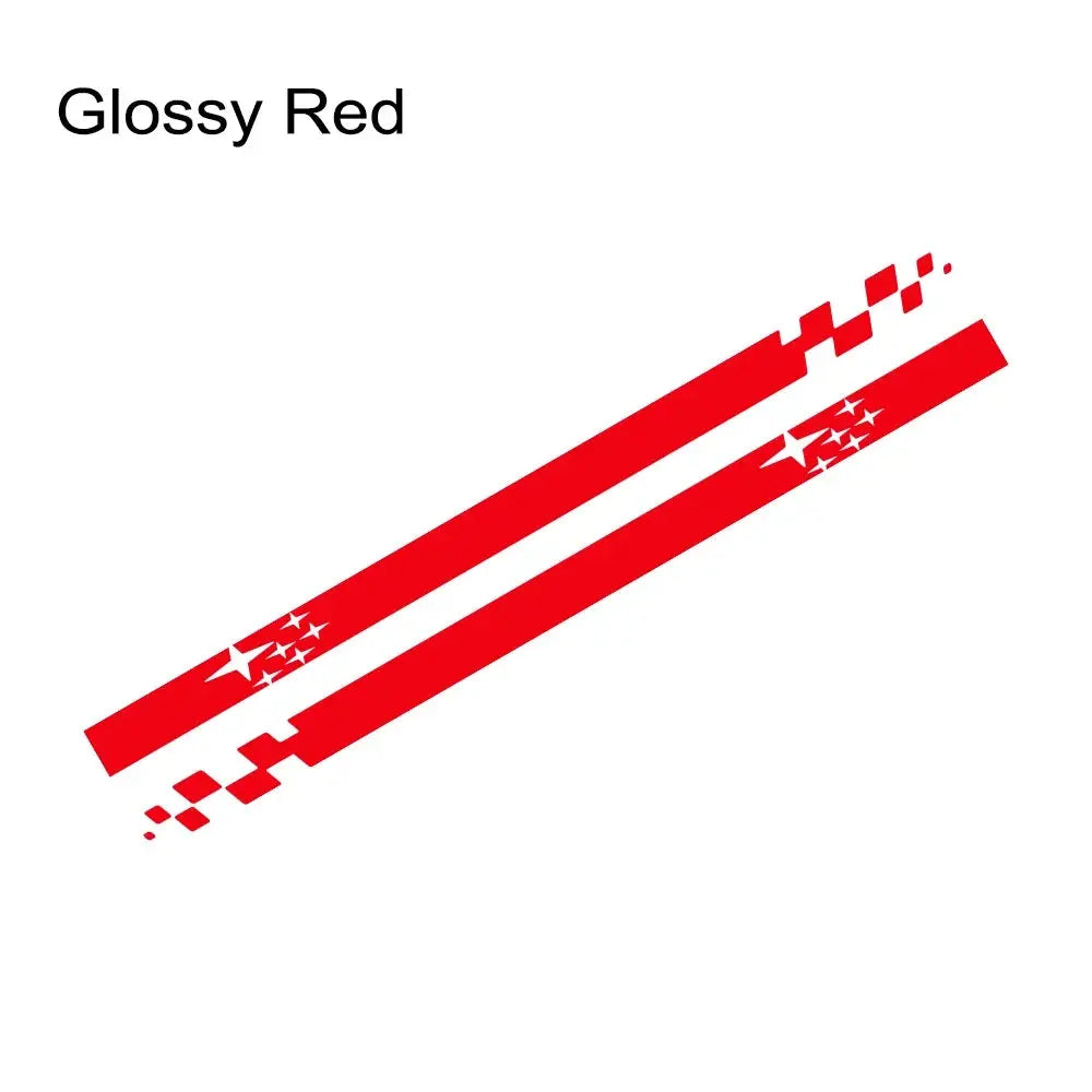 Sticker Master Subaru Impreza WRX STI Yan Kapı Şerit Sticker  GDB GVB 2018 2009 2008 2014 2002 2015 Oto Araba Etiket Yapıştırma(2 Adet) - Sticker Master