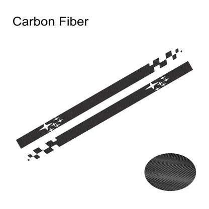 Sticker Master Subaru Impreza WRX STI Yan Kapı Şerit Sticker  GDB GVB 2018 2009 2008 2014 2002 2015 Oto Araba Etiket Yapıştırma(2 Adet) - Sticker Master