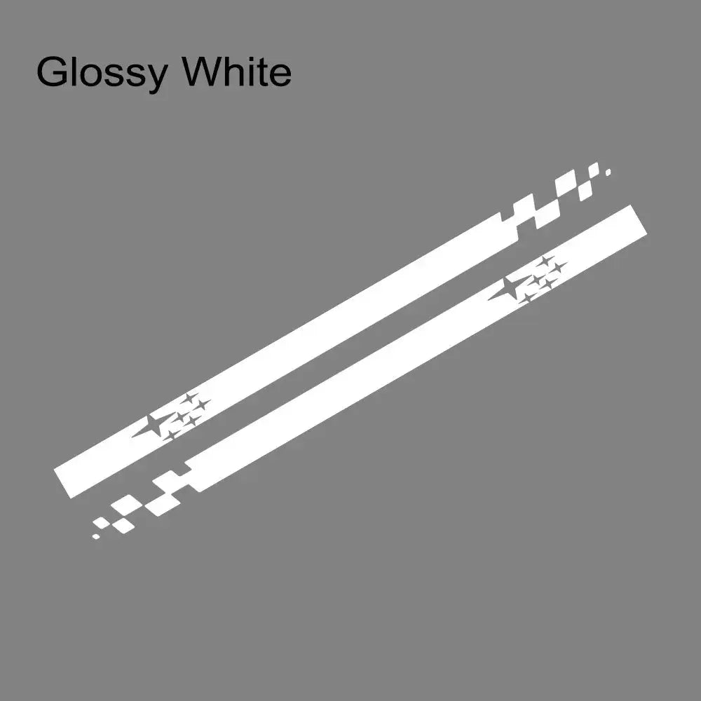 Sticker Master Subaru Impreza WRX STI Yan Kapı Şerit Sticker  GDB GVB 2018 2009 2008 2014 2002 2015 Oto Araba Etiket Yapıştırma(2 Adet) - Sticker Master