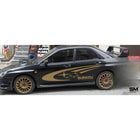 Subaru Yan Şerit Sticker | Impreza WRX STI Uyumlu Set | Sticker Master