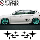 Subaru Yıldız Sticker | Yan Kapı & Gövde Dekoru | Sticker Master
