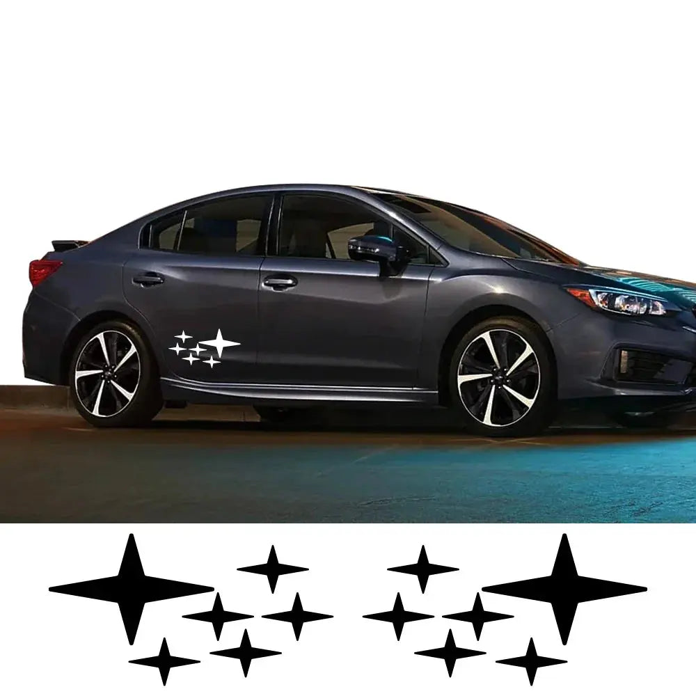 Sticker Master Araba Yan Çıkartma Sticker Etiket Yapıştırma Subaru Impreza WRX STI GDB GVB 2018 2009 2014 2002 2015 için Gövde Çizgili Çıkartmalar Koruyucu Aksesuarlar - Sticker Master