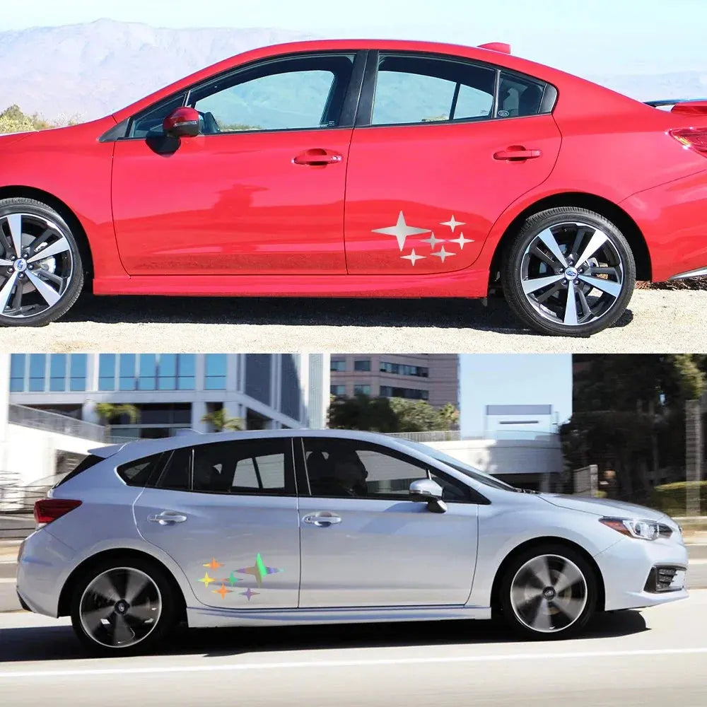 Sticker Master Araba Yan Çıkartma Sticker Etiket Yapıştırma Subaru Impreza WRX STI GDB GVB 2018 2009 2014 2002 2015 için Gövde Çizgili Çıkartmalar Koruyucu Aksesuarlar - Sticker Master