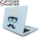 Süper Baba Laptop Sticker - Babalar Günü Hediyesi | Sticker Master