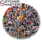 Süper Kahraman Sticker Seti | 100 Parça Anime & Çizgi Film Paketi | Sticker Master