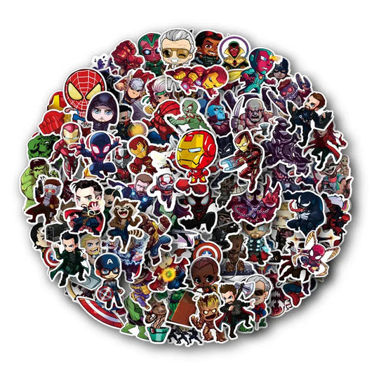 Disney Cool Super Kahraman Anime Sticker Set | Sticker Master - Sticker Master