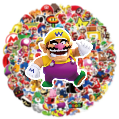 Super Mario Sticker Seti (50 Adet) Laptop Valiz Etiketi | Sticker Master - Sticker Master