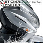 Suzuki Burgman Sticker | 125, 200, 400 ve 650 Uyumlu Yan Grenaj Logo Seti