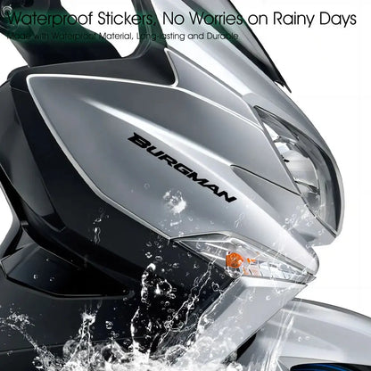 Suzuki Burgman Sticker | 125, 200, 400 ve 650 Uyumlu Yan Grenaj Logo Seti Sticker Master
