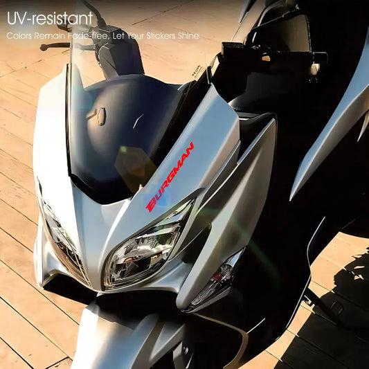Suzuki Burgman Sticker | 125, 200, 400 ve 650 Uyumlu Yan Grenaj Logo Seti Sticker Master