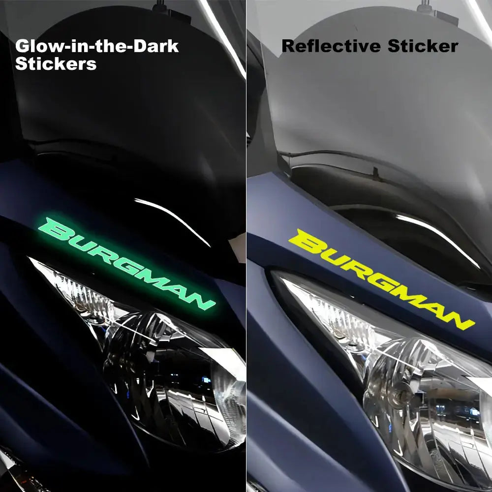 Suzuki Burgman Sticker | 125, 200, 400 ve 650 Uyumlu Yan Grenaj Logo Seti Sticker Master