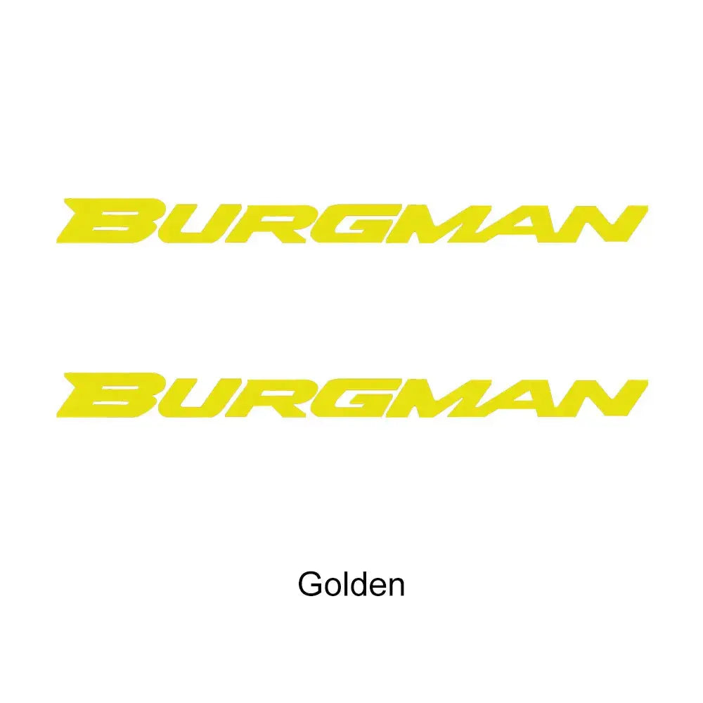 Suzuki Burgman Sticker | 125, 200, 400 ve 650 Uyumlu Yan Grenaj Logo Seti Sticker Master