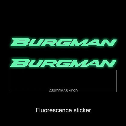 Suzuki Burgman Sticker | 125, 200, 400 ve 650 Uyumlu Yan Grenaj Logo Seti Sticker Master