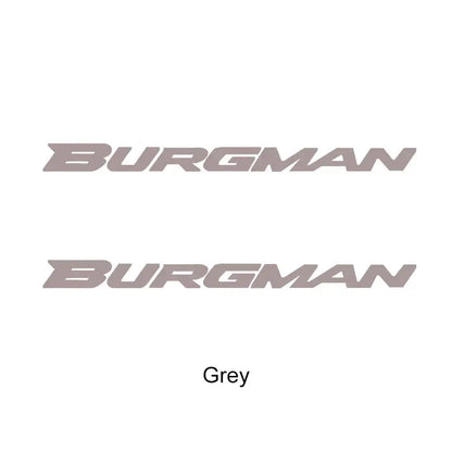 Suzuki Burgman Sticker | 125, 200, 400 ve 650 Uyumlu Yan Grenaj Logo Seti Sticker Master