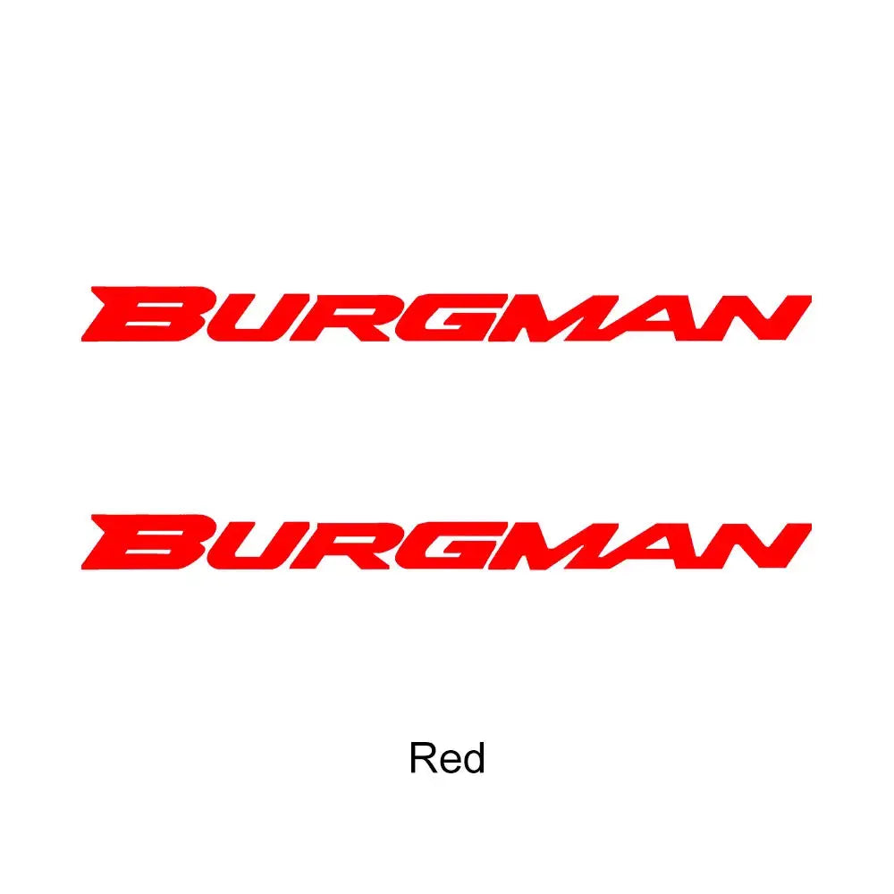 Suzuki Burgman Sticker | 125, 200, 400 ve 650 Uyumlu Yan Grenaj Logo Seti Sticker Master