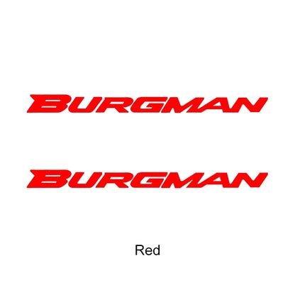 Suzuki Burgman Sticker | 125, 200, 400 ve 650 Uyumlu Yan Grenaj Logo Seti Sticker Master