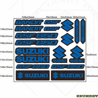 Suzuki GSF 650 Bandit Sticker Seti | Sticker Master Sticker Master